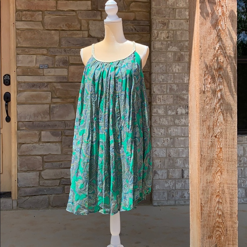 Green XL mid dress